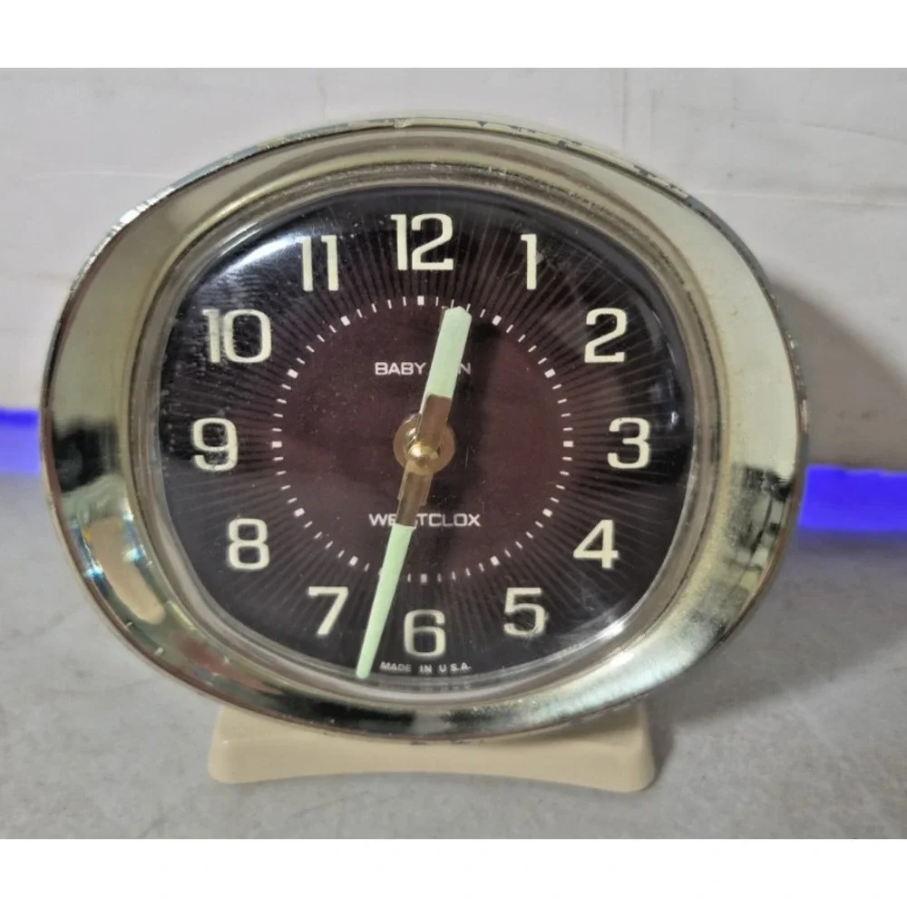 Vintage 1970s Westclox Baby Ben Alarm Clock Windup Great Working Condition CLEAN